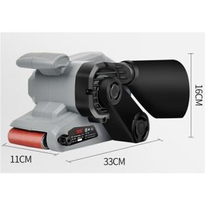 High power belt sander Portable sander Sanding machine Small polishing machine Woodworking sandpaper machine Sanding machine