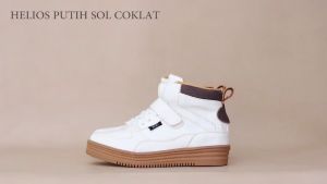 DECKS KIDS SEPATU BOOTS ANAK LAKI LAKI HELIOS WARNA PUTIH SIZE 31 s/d 36