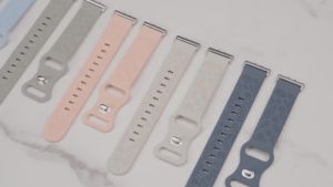 Strap+Case For Samsung Galaxy Fit 3 Watchband For Samsung Galaxy Fit3 Floral Engraved Silicone Bracelet Replacement Accessories