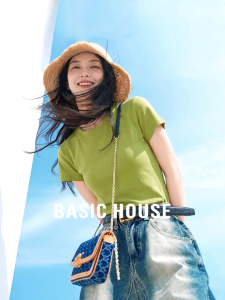 Basic House | Slim Fit Summer Womens T-shirt