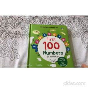 Sách Tương Tác Lật Mở 100 Số Đếm Đầu Tiên - Lift-The-Flap - First 100 Numbers - Đinh Tị