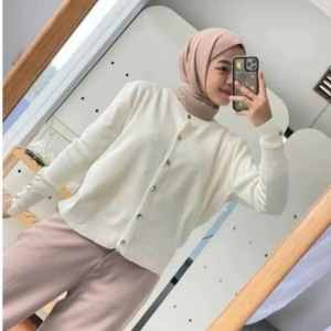 Aira Cardigan Rajut Cardy Knit Premium Basic Kancing Termurah & Terbaru Korean Tops Knit