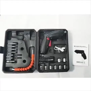 REAIM Cordless Screwdriver Set DIY Electric Barena Drill Set Rechargeable Portable Foldable
