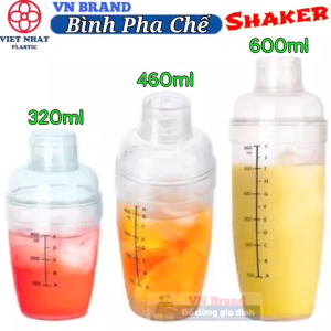 Bình Pha Chế Bình Lắc Shaker Chia Vạch Việt Nhật Nhựa Nguyên Sinh Cao Cấp An Toàn Tuyệt Đối