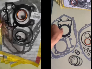 KAWASAKI BARAKO BC175 OVERHAULING GASKET COMPLETE SET BARAKO 175 - MIUMOTO