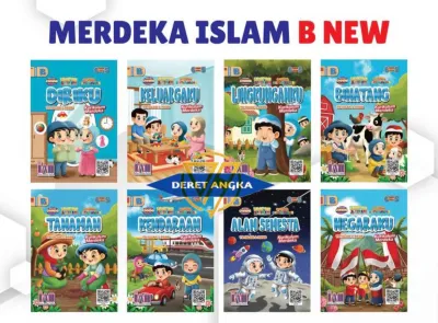 Buku paket kurikulum Merdeka Tk A dan Tk B isi 8 buku