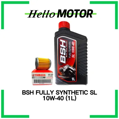 BSH BOON SIEW HONDA MINYAK HITAM OIL LUBRICANTS FULLY SYNTHETIC 10W40 EX5 RS150 RSX150 WINNER 4T OIL FILTER Y15 LC135 4S 5S