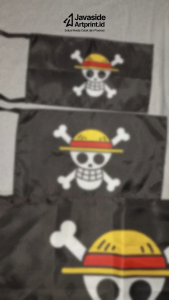 Bendera kecil bajak Laut Mugiwara - Jolly Roger kecil bajak laut topi jerami - straw hat pirates - BA-OP002-A