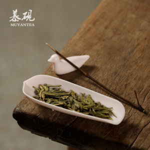 Muyan Japanese Style Tea Set Three-Piece Set Tea Spoon Tea Needle Tea Scoop Kung Fu Tea Tools Pink Cute Design Handmade