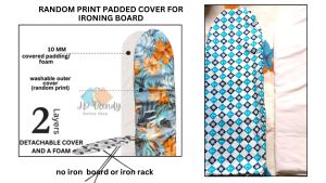 Quality Padded Cover for Ironing rack/board (Washable Cover)