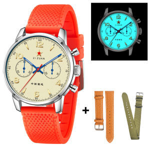 TOPHILL 40mm BGW9 ST1901 Pilot Chronograph Watch Seagull Movement Sapphire 1963 Mechanical Watches Men TL025G