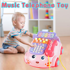 Baby Phone Toy Sensory Learning with Music Parent-Child Interactive Game Early Education Gift