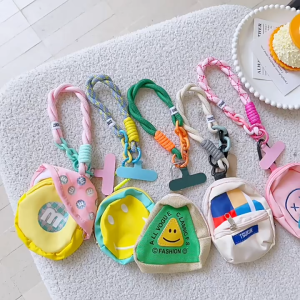 EchoBliss  กระเป๋าโทรศัพท์สไตล์น่ารักด้วยการออกแบบเชือกเทรนดี้สำหรับของใช้ประจำวัน