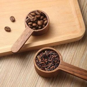 Home Wooden Measuring Spoon Set Kitchen Measuring Spoons Tea Coffee Scoop Sugar Spice Measure Spoon Measuring Tools for Cooking