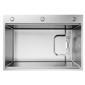 yedeeo | Large Single Bowl With Slag Collection 316L Stainless Steel Sink