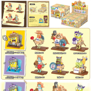 CHAOSHENGDONGMAN | Official Bikini Bottom Stage 2 Action Figures Collectible Toy