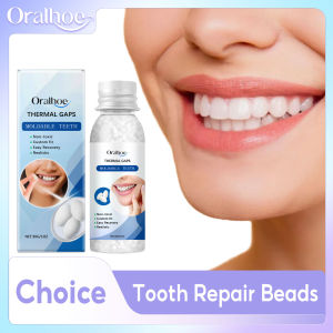 Thermoplastic Denture Adhesive Temporary Tooth Repair Kit Moldable Teeth and Gaps False Teeth Solid Glue Dental Filling Material