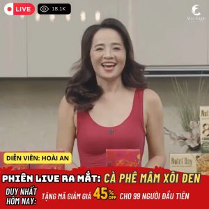 Cà Phê Mâm Xôi Đen Chính Hãng 100% - Hộp 15 Gói