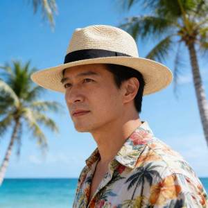 PH | Summer Straw Sun Hat Elegantly Classic
