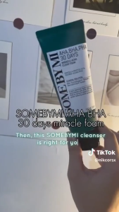 SOME BY MI 30 Days Miracle Acne Clear Foam Cleanser 100ml Acne Prone Skin Acne Treatment