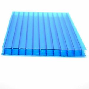 TẤM POLY RỖNG RUỘT MÀU XANH DÀY 4MM ĐA NĂNG