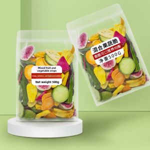 Snack Time! Mixed Fruit And Vegetable Chips Dehydrated Snack Bag Delicious Dried Vegetables And Fruits Snack for Kids And Adults