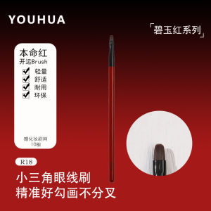 Fine Flat Head Makeup Brush Concealer Detail Tongue Type Eye Makeup Brush for Dark Circles Puffiness Acne Scars And Fine Lines