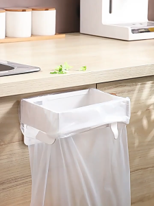 【YOUJ】2pcs Kitchen Foldable Garbage Storage Bins Portable Wall Mounted Garbage Bag Rack