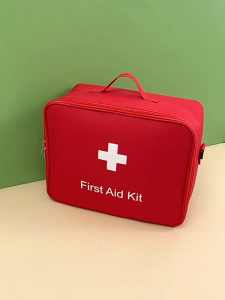 First Aid Kit for Household and Outdoor Rescue UseLarge red medical kit for household use(Only the bag)