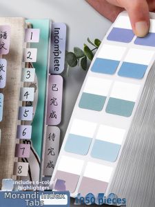 KUALIWEN | Trendy Strong Adhesive Paper Label Stickers