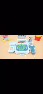 Mini Childrens Toy Supermarket Cash Register - Shopping Cashier Role Playing Game Set