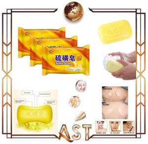 Sabun Mandi Sulfur Soap Gatal Punggung Jerawat Kulit Lembut
