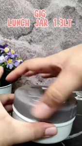 GiG Baby Stainless Steel Vacuum Lunch Box Jar Set Termos Makan