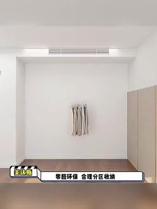 Modern Minimalist Walk-in Metal Wardrobe 2.5m