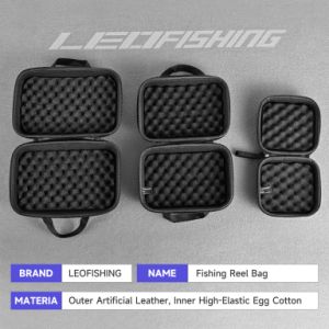 ปลาใส่กันน้ำในรอกตก แบบพกพาถุง 1-2รอกม้วน ตกปลาเคสใส่ สำหรับกระแทกอุปกรณ์