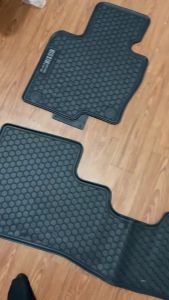 Thảm Lót Sàn Cao Su Đúc Xe Mazda CX5 2023-2018 Không Mùi Mẫu Tổ Ong Cao Cấp