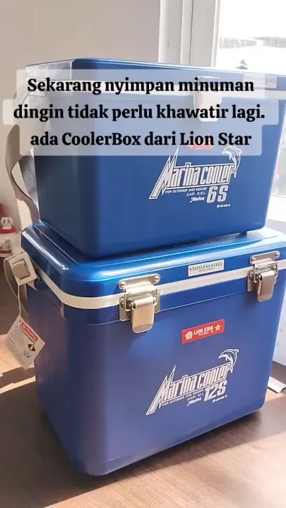 Lion Star Marina Cooler Box Lemari Es Portable Box Es Batu
