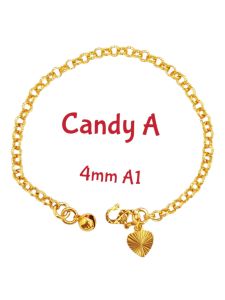 Rantai tangan Bracelets candy A emas Bangkok