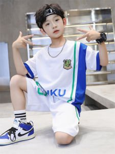 Bộ Đồng Phục Bóng Rổ Tay Ngắn Mùa Hè Cho Bé Trai Nhanh Khô Thể Thao Quần Áo Thi Đấu Mới 2025 Trẻ Em Tiểu Học Tập Luyện