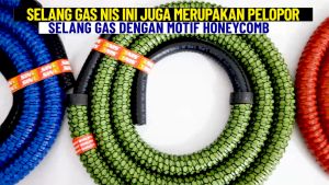 NIS PAKET SELANG GAS SELONGSONG BESI SPIRAL (HONEYCOMB)