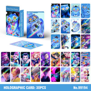 30pcs Kpop Demon Hunter Card Anime Saja Boys Party Cosplay Gaming Collect Cards Sticker Huntrix Print Postcard Decorative Gift