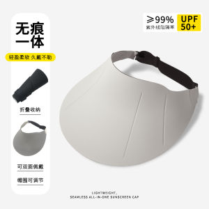 Mũ Chống Nắng Mặt Trăng Hai Mặt Liền Mạch Siêu Nhẹ Có Viền Rộng Cỡ Lớn Cho Thanh Thiếu Niên Đi Du Lịch Mùa Thu