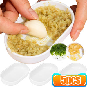 5Pcs Multifunctional Ginger Grater Wasabi Grater Crusher Garlic Grinder Kitchen Fruit Root Vegetables Ginger Grinding Tool Side Dish