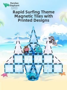 PANDUOXIANG | Magnetic Building Tiles Educational Toys for Boys and Girls