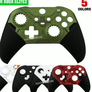 5Colors DIY Faceplate Cover Front Plate Housing Shell Case Pannel For Xbox One Elite Series 2 Controller Shell Front Casing