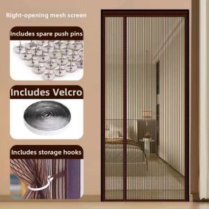 MEISITEKEKE | Foldable Invisible Retractable Mesh Screen Door