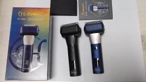 Máy Cạo Râu Điện Hatteker 5-D Cho Nam Có Màn Hình LCD Sạc USB Kèm Bộ Làm Trắng Râu Và Lưới Lọc Dùng Tại Nhà