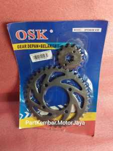 GEAR GIR DEPAN BELAKANG YAMAHA JUPITER MX NEW UKURAN 14/38T