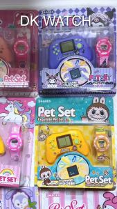 [DK] JAM TANGAN ANAK MAINAN GAME JOYSTICK TETRIS KUROMI DINO KARAKTER LENGKAP 639