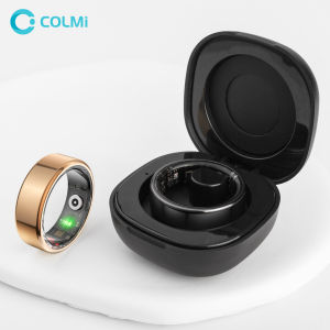 2024 COLMI R02 แหวนอัจฉริยะพร้อมเคสชาร์จสําหรับผู้ชายผู้หญิงอายุการใช้งานแบตเตอรี่39 วันHealth Monitorกันน้ํา 5ATM